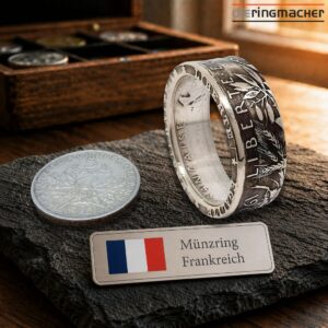 "5 Francs Münzring | Silberring mit Wunschjahrgang 1960–1969"<br>wurde zur Wunschliste hinzugefügt