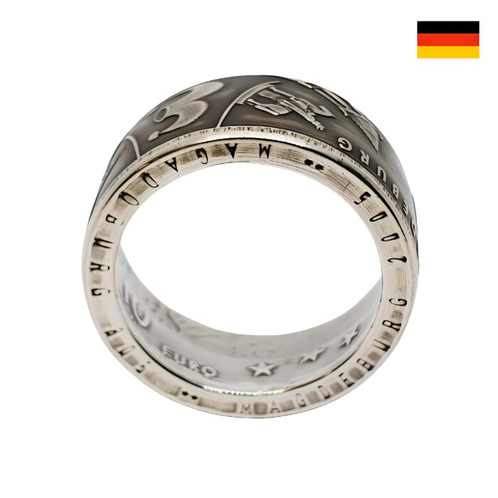 Münzring 10 Euro Magdeburg Silber 925er personalisierbar – Bild 11