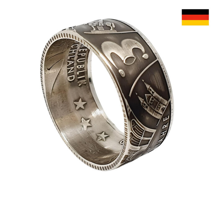 Münzring 10 Euro Magdeburg Silber 925er personalisierbar – Bild 5