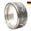 Münzring-Exklusiver Silberschmuck: 10 DM Münze aus Potsdam als einzigartiger Ring verarbeitet – Bild 2