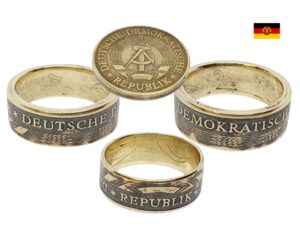 "Erinnerung an die DDR: Ostalgie Münzring aus original 20 Pfennig Münze"<br>wurde zur Wunschliste hinzugefügt