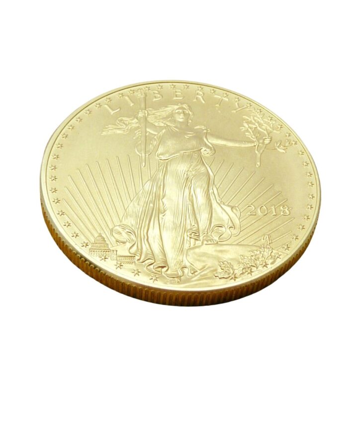 Goldring aus American Eagle Goldmünze 22 K Gold (91,66% Feingoldanteil