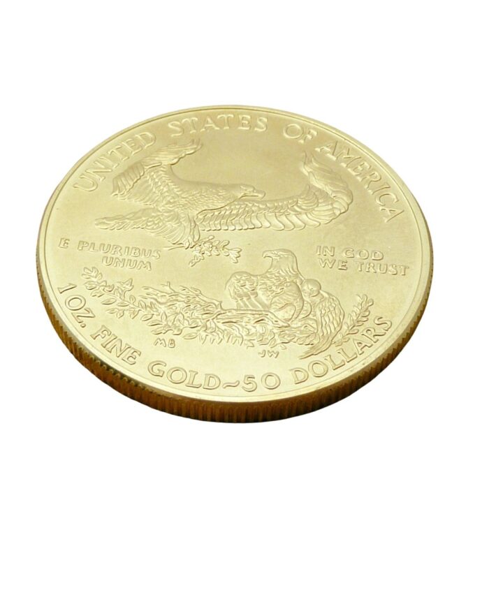 Goldring aus American Eagle Goldmünze 22 K Gold (91,66% Feingoldanteil