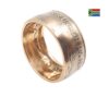 Goldring aus original 1 oz. Krugerrand mit 91,66% reinem Goldanteil