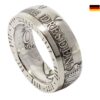 Handgefertigter Münzring aus einer 10 Euro Münze – 800 Jahre Dresden
