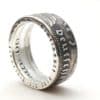 Münzring 5 Reichsmark Silber | Vintage-Ring aus 900er Münze – Bild 2