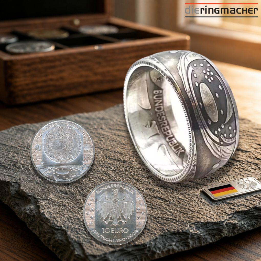 Münzring Himmelsscheibe von Nebra | 10 Euro Silbermünze 2008