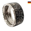 Münzring Silber 1998 zum 50. Jubiläum der deutschen Mark