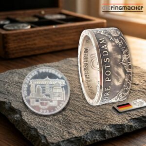 "Münzring aus 10 DM Münze 1000 Jahre Potsdam /1993"<br>wurde zur Wunschliste hinzugefügt
