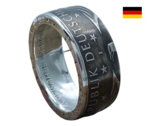 "Individualisierbarer Münzring aus 10 Euro mit Bundesadler-Motiv - das perfekte Geschenk für Individualisten!""<br>wurde zur Wunschliste hinzugefügt