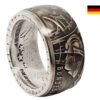 Münzring aus 925er Silber - Entdecke den Charme des Saarlands!"