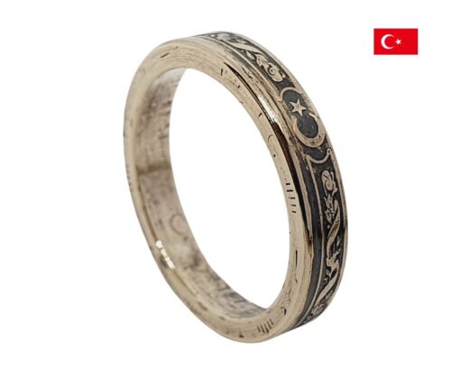 Wunderschöner Münzring aus einer original türkischen Lira