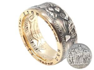 "Münzring Kaiserreich 1913 Silber teilvergoldet personalisierbar"<br>wurde zur Wunschliste hinzugefügt