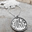 925er Silber – Halskette mit Münze, Schriftzug „Naumburg“