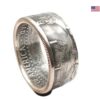 Münzring aus original 1/2 Silber Dollar USA - Egal ob als Geschenk oder für sich selbst: Personalisierbarer Schmuck mit historischem Flair – Bild 5