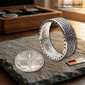 "Münzring Otto Hahn 1979 | Ring aus 5 DM Gedenkmünze"<br>wurde zur Wunschliste hinzugefügt
