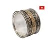 Silberring “Spinningring aus Schweizer Franken” für stilvolle Eleganz!