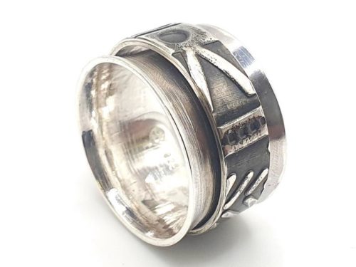925 Silber Spinning Ring Unisex personalisierbar