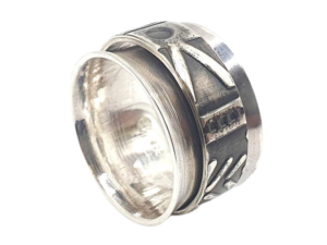 "Silberring 925 Spinning Ring Unisex personalisierbar"<br>wurde zur Wunschliste hinzugefügt