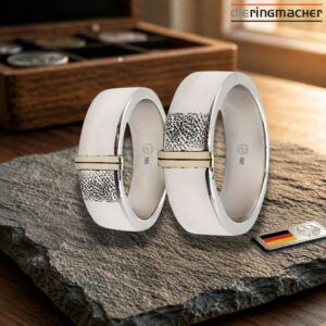 "Partnerringe mit Fingerabdruck | Handgefertigt aus Silber & Gold"<br>wurde zur Wunschliste hinzugefügt