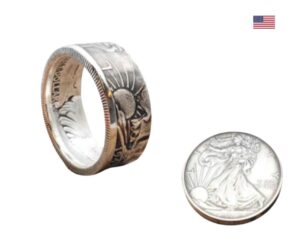 "Silberring, Münzring, USA Silber 1943 Walking Liberty"<br>wurde zur Wunschliste hinzugefügt