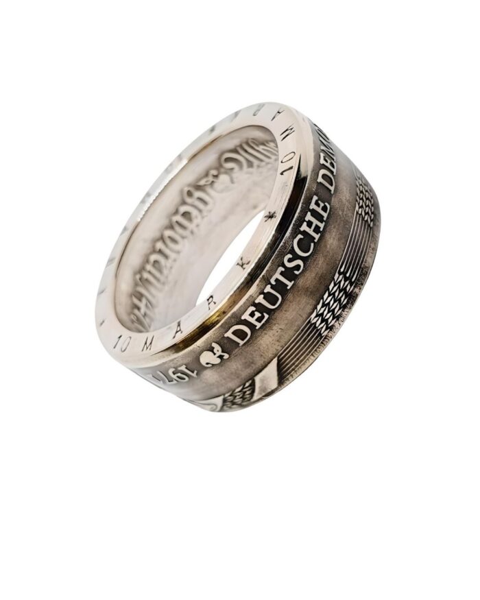 Silber-Münzring aus der DDR 1970 – 1978