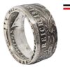 Individuelle Note trifft auf Historie - Dein einzigartiger Münzring aus 3 Mark Kaiserreich 900er Silber – Bild 3