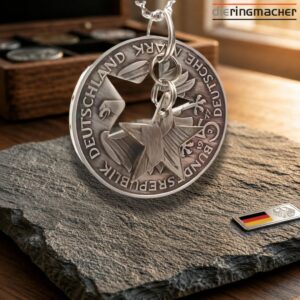 "Münzanhänger Carl Friedrich Gauß | 5 DM Silbermünze 1977"<br>wurde zur Wunschliste hinzugefügt