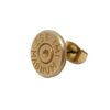 Ohrstecker aus 18k teilvergoldeten Magnum-Patronenhülse