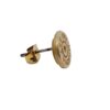 Ohrstecker aus 18k teilvergoldeten Magnum-Patronenhülse