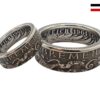 Partnerringe-Unvergessliche Liebe in historischem Glanz - Entdecke unsere Münzringe aus 2 Mark Kaiserreich Bremen in Silber