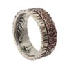 Silberring Antik Stil Hammerschlag