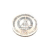 Hochwertiger Silberring aus 10 Mark DDR , personalisierbar, schwarzer Turmalin – Bild 6