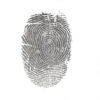 Fingerabdruck Anhänger mit Kette – Bild 2