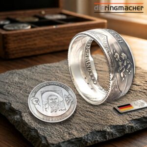 "Münzring aus 10 Euro Münze 2007 – Wilhelm Busch & Max und Moritz"<br>wurde zur Wunschliste hinzugefügt