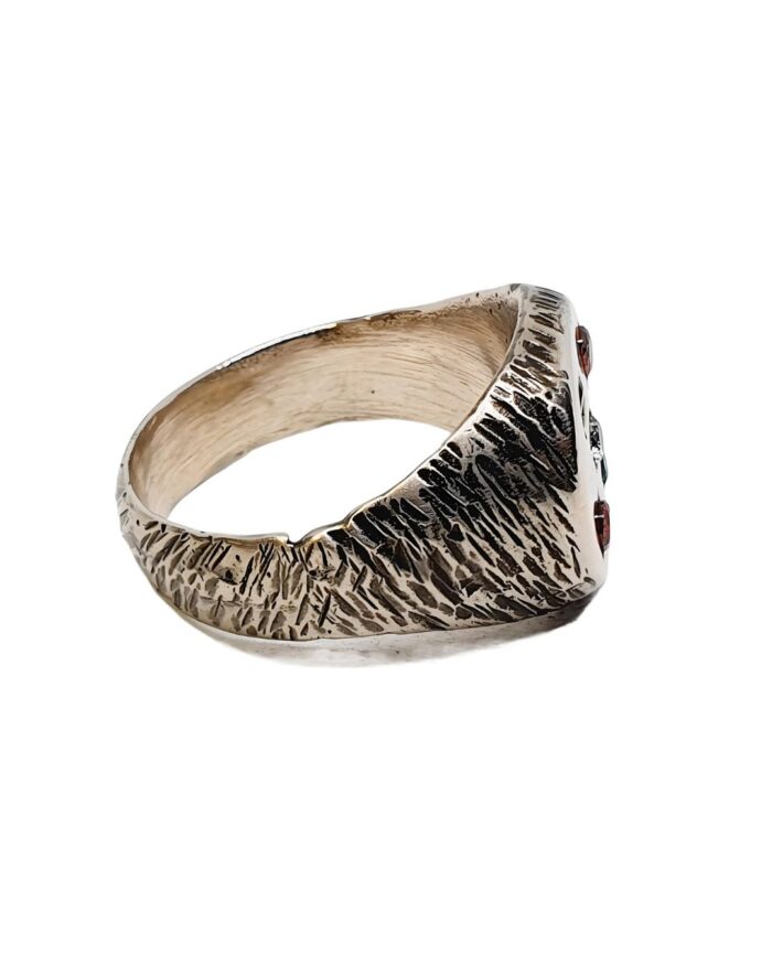 Robuster Statement-Ring aus Silber