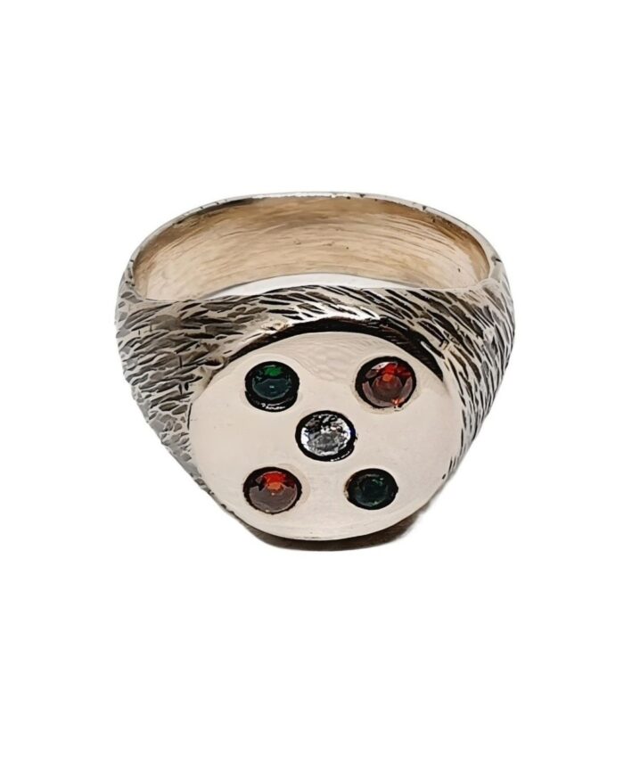Robuster Statement-Ring aus Silber