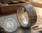 Münzring 5 DM mit Wunschprägejahr