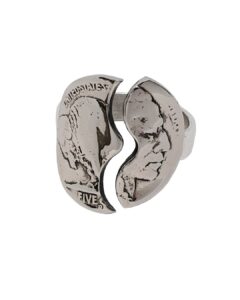 "Eleganter Ring mit offener Ringschiene aus originaler Buffalo Nickel 5-Cent-Münze – einzigartiges Schmuckstück"<br>wurde zur Wunschliste hinzugefügt
