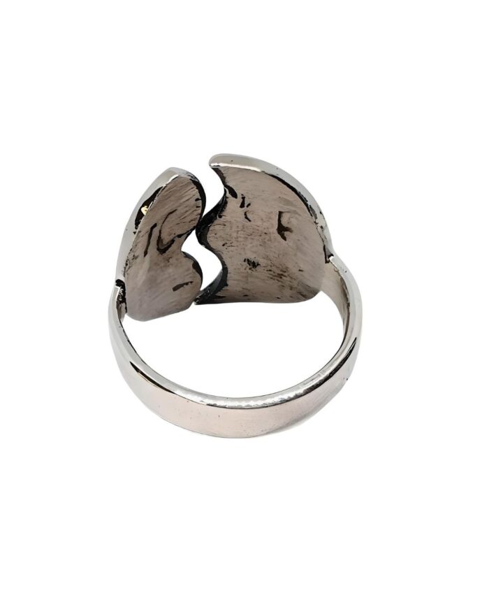 Eleganter Ring mit offener Ringschiene aus originaler Buffalo Nickel 5-Cent-Münze