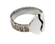 Eleganter Silberring mit offenem Design – Moderner Schmuck für jeden Anlass