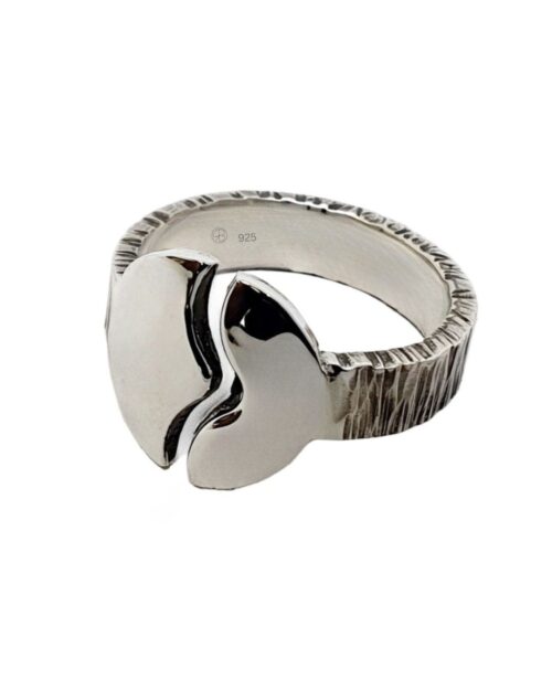Eleganter Silberring mit offenem Design – Moderner Schmuck für jeden Anlass