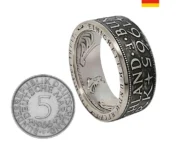 Handgefertigte_5_DM_Muenzringe_Jahrgaenge_1951_bis_1974.
