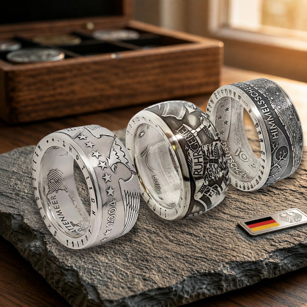 Münzringe 10 DM & 10 Euro